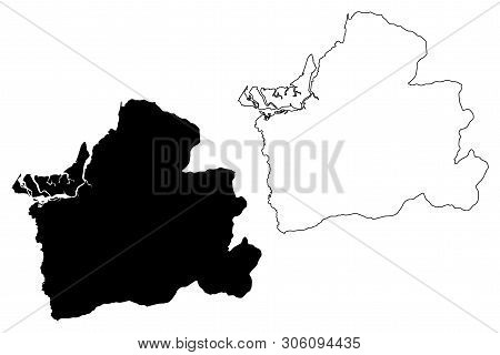 El Oro Province (republic Of Ecuador, Provinces Of Ecuador) Map Vector Illustration, Scribble Sketch