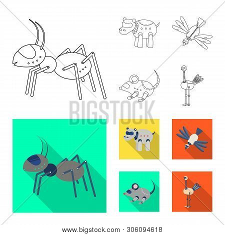 Vector Illustration Of Toy And Science Icon. Set Of Toy And Toy Vector Icon For Stock.