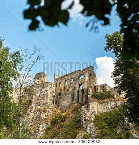 Beckov, Slovakia - August 03, 2015;  Castle In Beckov - Slovakia.