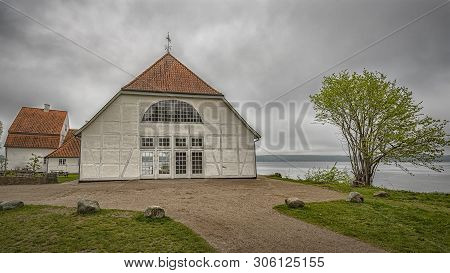 Fredensborg, Denmark - May 18, 2019: Fredensborg Palace Is A Palace Located On The Eastern Shore Of 