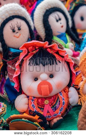 Colorful Andean Craft Stall - Cajamarca Peru