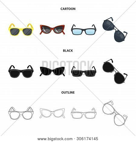 Vector Design Of Summer And Beach Icon. Set Of Summer And Fashion Stock Vector Illustration.