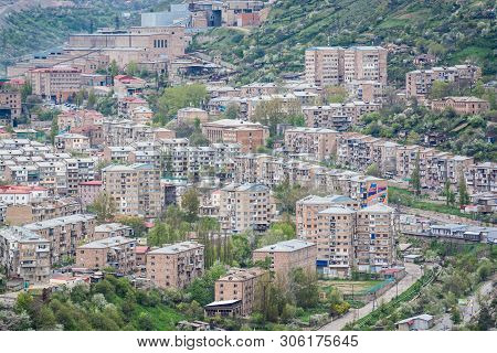 Kajaran Is Town In The Beginning Of Meghri Pass In South Armenia