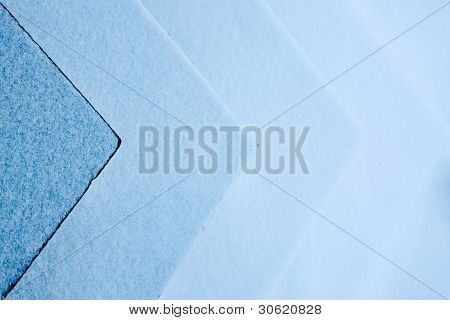 눈 덮인 계단
