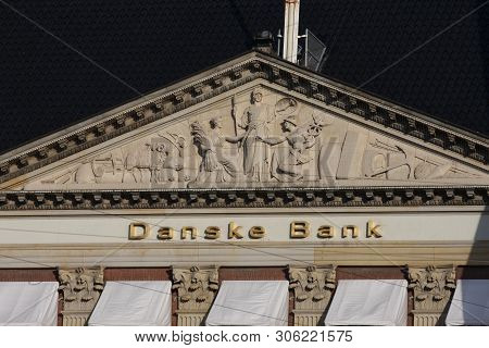 Copenhagen, Denmark, May 13, 2019 - Danske Bank Is A Nordic Bank In Copenhagen, Denmark.