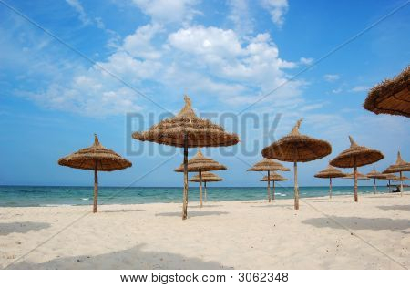 Plaża w mieście Suss