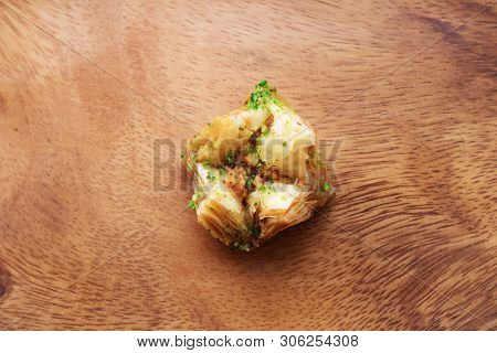 Traditional Sweet Oriental Dessert, Oriental Sweets Close-up, Baklava