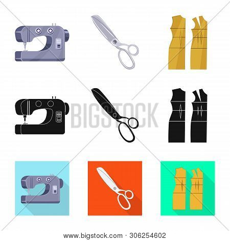 Vector Design Of Craft And Handcraft Icon. Set Of Craft And Industry Stock Symbol For Web.