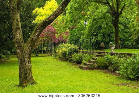 A Formal Garden In Friuli Venezia Giulia, North East Italy