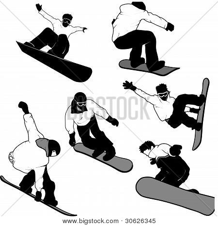 snowboard ryttere