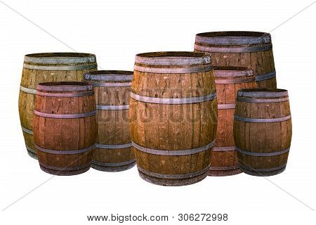 Oak Barrel Large Wine Old Aging Wine Port Wine Giving Flavor Transfer Of Wood Properties Taste Of Dr