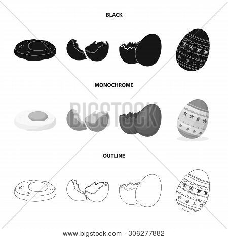 Vector Illustration Of Elephant And Asian Sign. Set Of Elephant And Elephant Stock Symbol For Web.