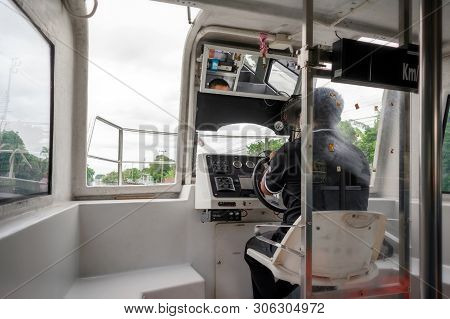 Bangkok, Thailand - June 11: Unnamed Local Residents Enjoy Recreation At Newly Opened Phirom Park In