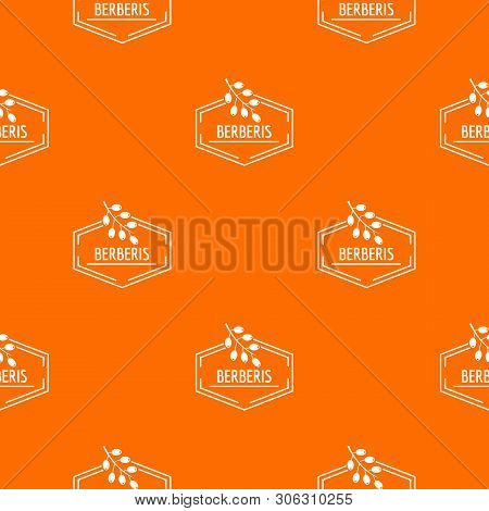 Berberis Pattern Vector Orange For Any Web Design Best