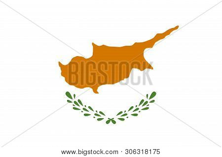 Flag Of Cyprus Officially The Republic Of Cyprus Is Island Country In The Eastern Mediterranean Sea