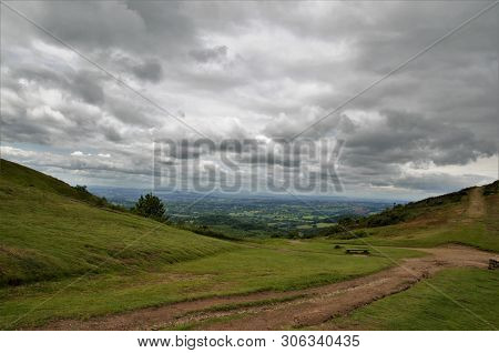 View From Part Of The Malvern Hills On A Summer Day