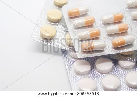 Pills Medication Treatment Vitamins Doctor Background Base Design