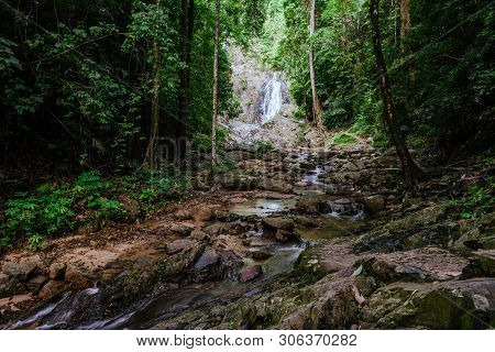Landscape Nature Forest Hill Waterfall. Thailand Doi Inthanon. Travel Nature. Travel Relax. Siliphum