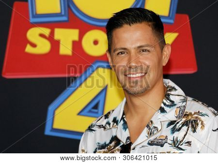 Jay Hernandez at the World premiere of 'Toy Story 4' held at the El Capitan Theater in Hollywood, USA on June 11, 2019.