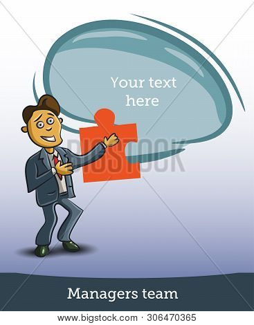 Business Person Juggles Jigsaw Puzzle Pieces To Find Solution His Problems Isolated On White Backgro