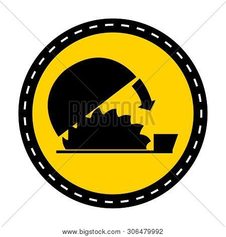 Symbol Use Adjustable Guard Isolate On White Background,vector Illustration