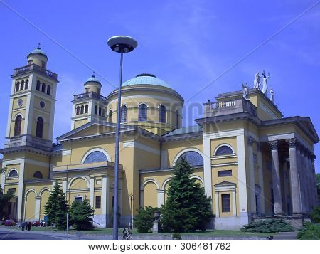 The Cathedral Or Basilica Of Eger - This Is The Third Largest Catholic Church In Hungary. It Was Bui
