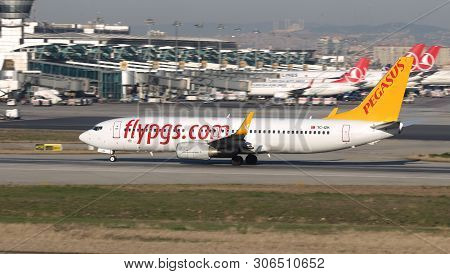 Airplane Takeoff From Airport