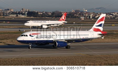 Airplane Takeoff From Airport