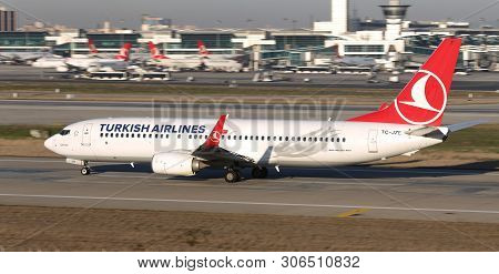 Airplane Takeoff From Airport