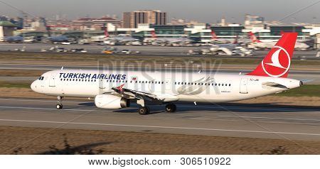 Airplane Takeoff From Airport