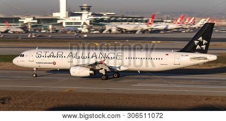 Airplane Takeoff From Airport