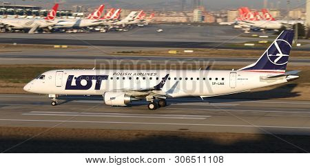 Airplane Takeoff From Airport