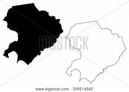 Northern Province (provinces Of Zambia, Republic Of Zambia) Map Vector Illustration, Scribble Sketch