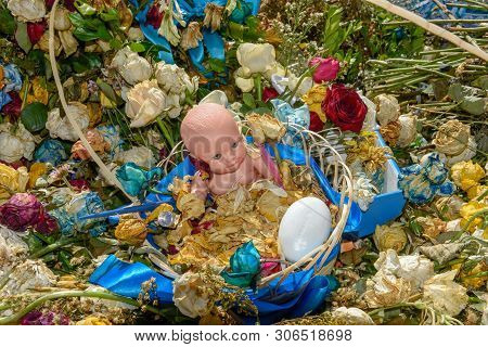 Salvador, Brazil - 2 February 2019: People During The Celebration Of Yemanja At Salvador Bahia On Br