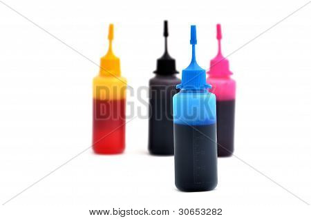 CMYK bläck