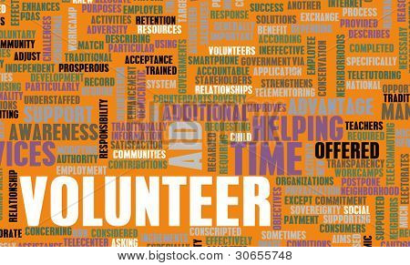 Volunteer Work and Helping out to Give Aid