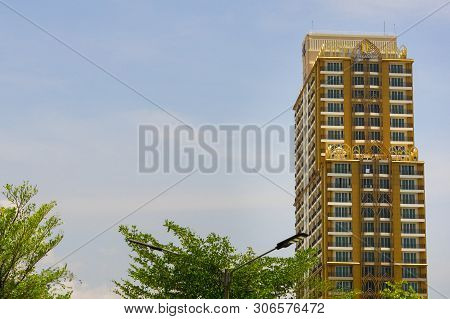 Pattaya,thailand - April 23,2019: Lk President Hotel This Big,new And Expensive Hotel Is In 3rd Road