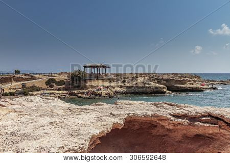 View Of The Illeta Dels Banyets In Wich They Are Archeological Remains Of A Fish Farm Of The Roman E