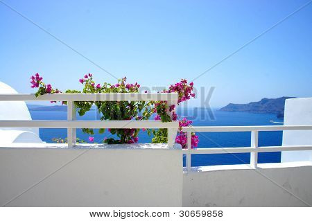 Santorini-Terrasse