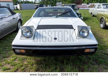 Paaren Im Glien, Germany - June 08, 2019: Sports Car Lotus Eclat, 1977. Die Oldtimer Show 2019.