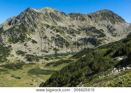 Landscape With Valyavishki Chukar Peak And Prevalski Lakes, Pirin Mountain, Bulgaria