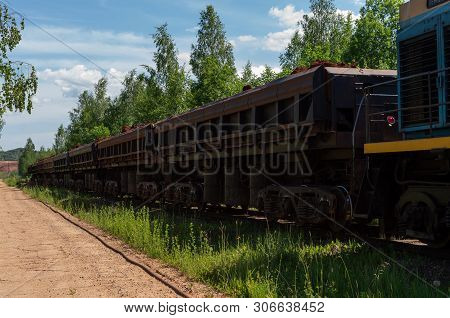 The Train Loaded With Clay