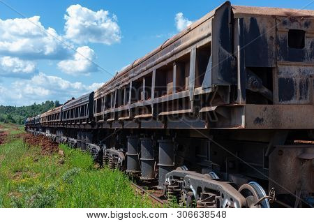 The Train Loaded With Clay