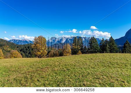 Landscape Near Garmisch Partenkirchen In Bavaria, Germany