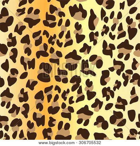 Cheetah Skin Seamless Surface Pattern, Leopard  Skin Repeat Pattern For Textile Design, Fabric Print
