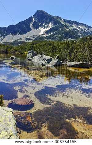 Landscape With Sivrya Peak And Banski Lakes, Pirin Mountain, Bulgaria