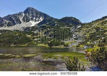 Landscape Of Fish Lakes And Sivrya Peak, Pirin Mountain, Bulgaria