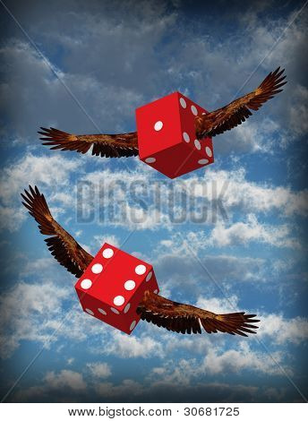 Winged Dice