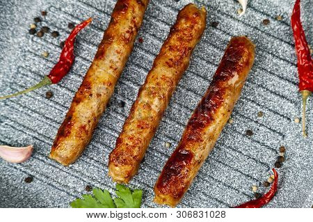 Kupaty In A Frying Pan