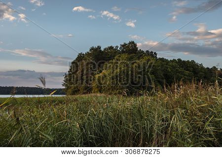 Beautiful View Of The Biale Lake, Poland In Hot Summer